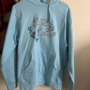 Sabrina Carpenter Short and Sweet Tour Blue Women's Hoodie